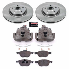 Power Stop KCOE4575A Autospecialty 1-Click OE Replacement Front Brake Kit With Calipers for 2008-2013 Volvo C30 product image