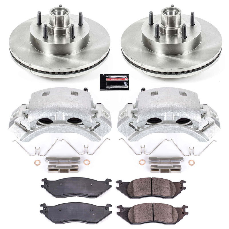 Power Stop KCOE4578 Autospecialty 1-Click OE Replacement Pad And Rotor Kit With Calipers for 2004-2006 Ford E-150 product image