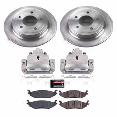 Power Stop KCOE4579 Autospecialty 1-Click OE Replacement Rear Brake Kit With Calipers for 2004-2006 Ford E-150 product image