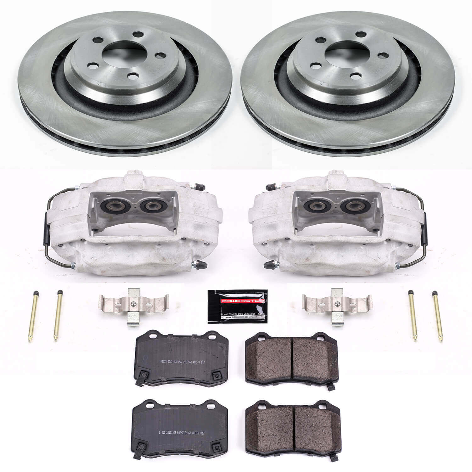 Power Stop KCOE4583 Autospecialty 1-Click OE Replacement Rear Brake Kit With Calipers for 2005-2009 Chrysler 300 C SRT8 product image