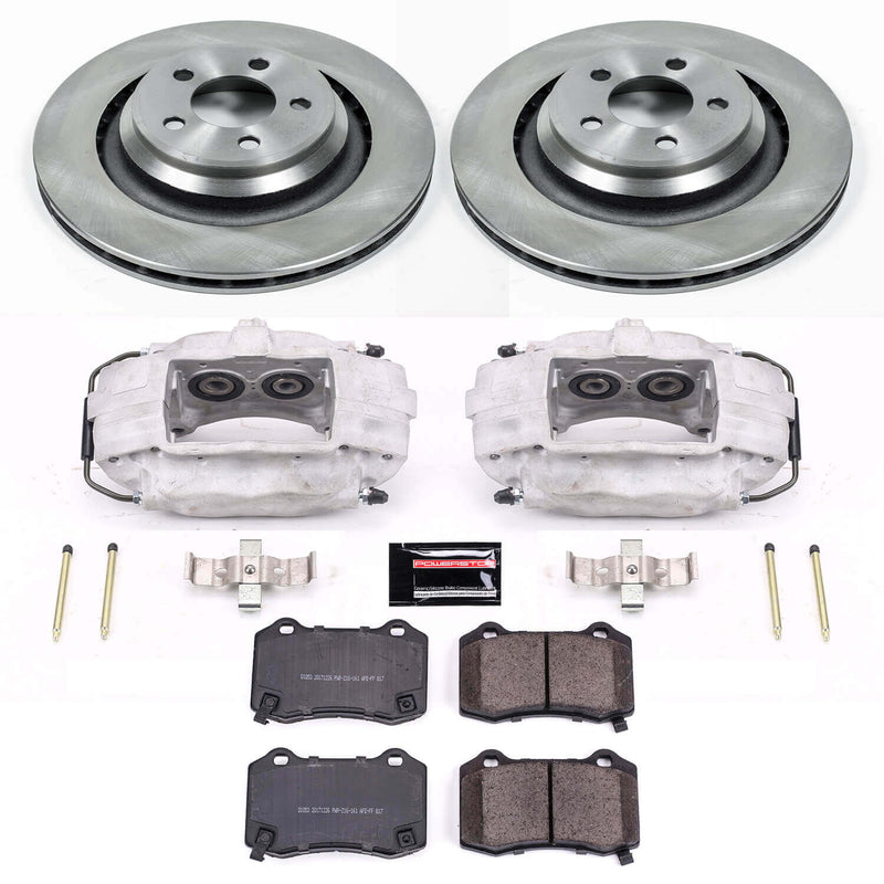 Power Stop KCOE4583 Autospecialty 1-Click OE Replacement Rear Brake Kit With Calipers for 2005-2009 Chrysler 300 C SRT8 product image