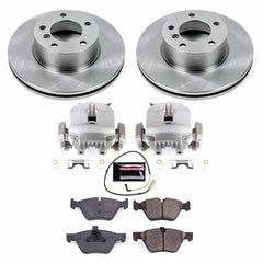 Power Stop KCOE4589 Autospecialty 1-Click OE Replacement Pad And Rotor Kit With Calipers for 2006 BMW 325Xi product image