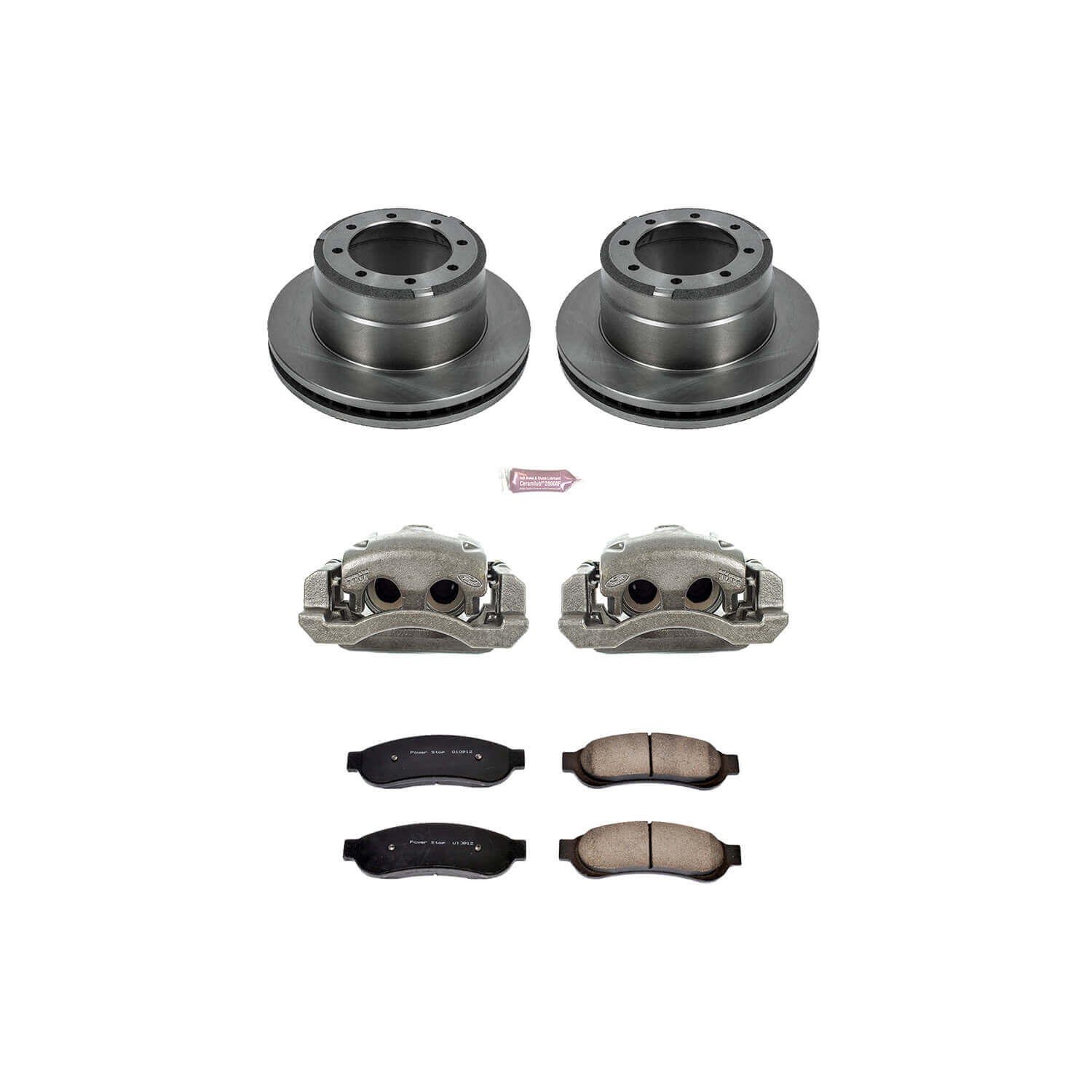 Power Stop KCOE4593 Autospecialty 1-Click Daily Driver Rear Brake Kit for 2005-2009 Ford F-350 Super Duty product image