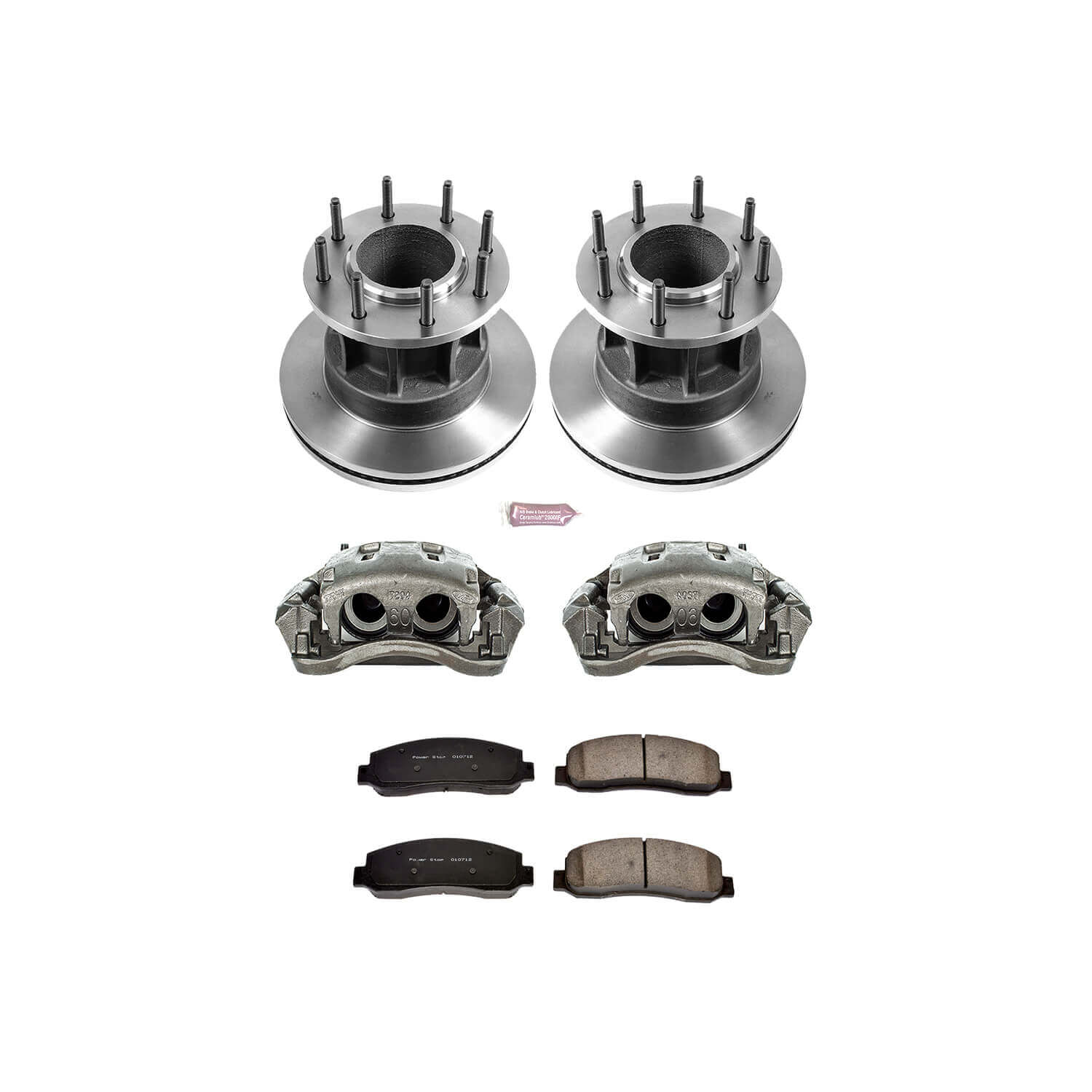 Power Stop KCOE4597 Autospecialty 1-Click Daily Driver Front Brake Kit for 2005-2007 Ford F-350 Super Duty Rear Wheel Drive product image