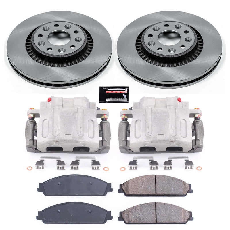 Power Stop KCOE4599 Autospecialty 1-Click OE Replacement Front Brake Kit With Calipers for 2005-2007 Ford Five Hundred product image