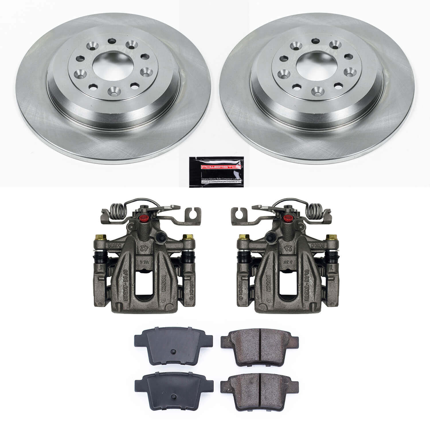 Power Stop KCOE4600 Autospecialty 1-Click Daily Driver Rear Brake Kit for 2005-2007 Ford Five Hundred product image