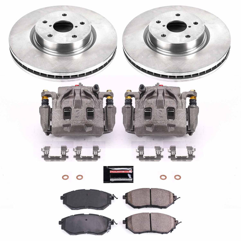 Power Stop KCOE4603 Autospecialty 1-Click OE Replacement Front Brake Kit With Calipers for 2006-2007 Subaru B9 Tribeca product image
