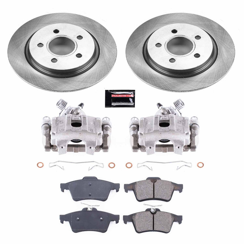 Power Stop KCOE4613 Autospecialty 1-Click OE Replacement Pad And Rotor Kit With Calipers for 2008-2013 Volvo C30 product image
