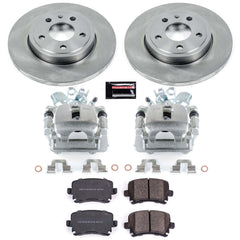 Power Stop KCOE4624 Autospecialty 1-Click OE Replacement Pad And Rotor Kit With Calipers for 2005-2006 Audi A4 Base product image