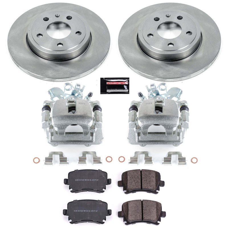 Power Stop KCOE4624 Autospecialty 1-Click OE Replacement Pad And Rotor Kit With Calipers for 2005-2006 Audi A4 Base product image