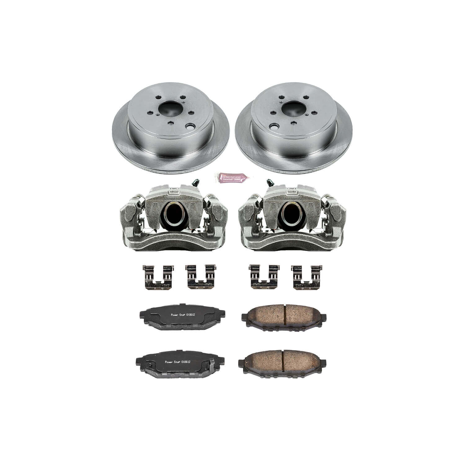 Power Stop KCOE4631 Autospecialty 1-Click Daily Driver Rear Brake Kit for 2009-2013 Subaru Forester product image