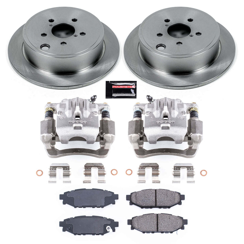 Power Stop KCOE4631A Autospecialty 1-Click OE Replacement Pad And Rotor Kit With Calipers for 2010-2013 Subaru Legacy 2.5I, 2.5I Limited, 2.5I Premium product image