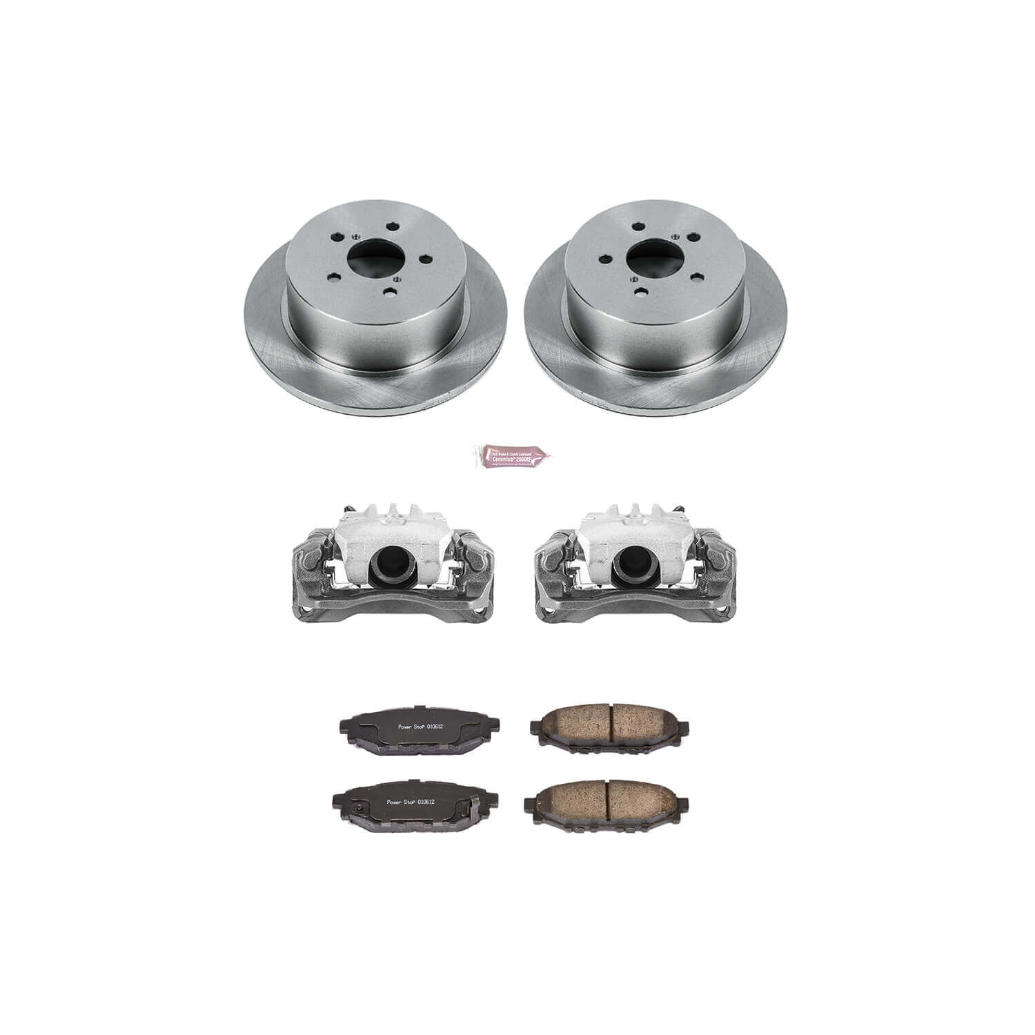 Power Stop KCOE4632A Autospecialty 1-Click Daily Driver Rear Brake Kit for 2006 Subaru Legacy 2.5I product image
