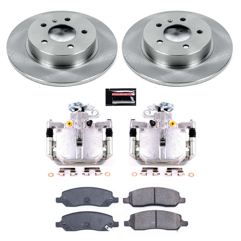 Power Stop KCOE4658 Autospecialty 1-Click OE Replacement Rear Brake Kit With Calipers for 2006-2011 Buick Lucerne product image