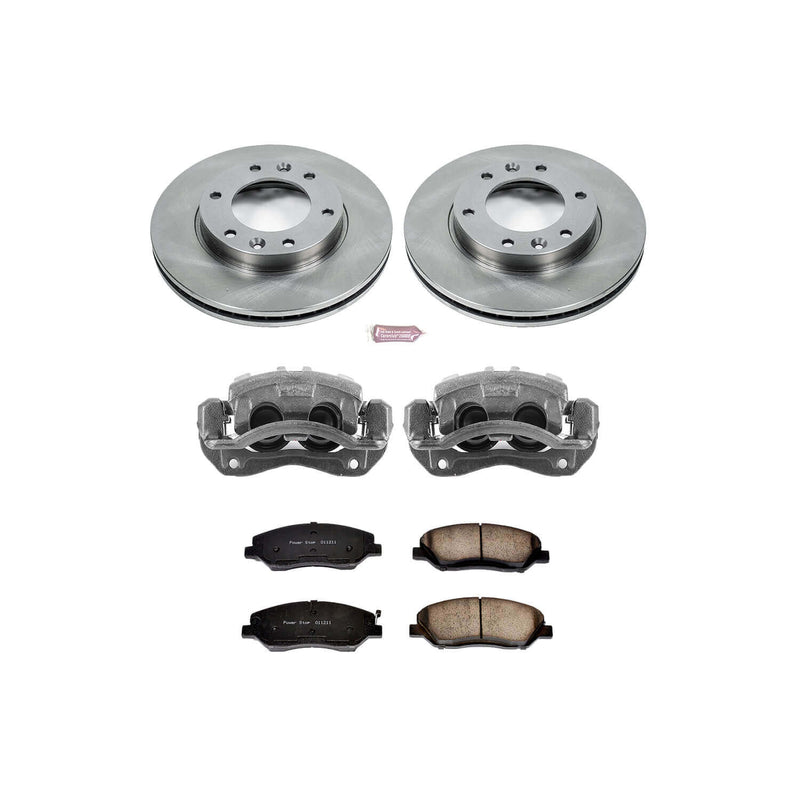 Power Stop KCOE4664 Autospecialty 1-Click Daily Driver Front Brake Kit for 2007-2008 Hyundai Entourage product image