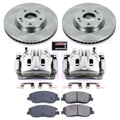 Power Stop KCOE4665 Autospecialty 1-Click OE Replacement Front Brake Kit With Calipers for 2007-2009 Hyundai Santa Fe product image