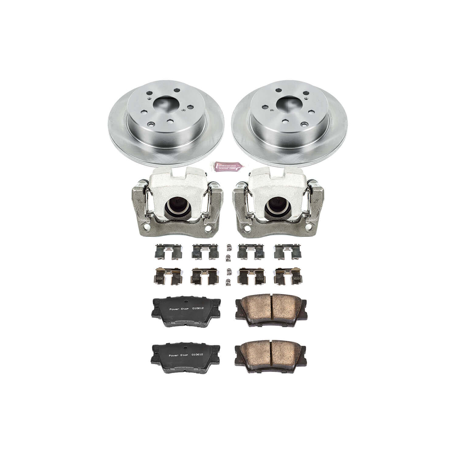 Power Stop KCOE4671 Autospecialty 1-Click Daily Driver Rear Brake Kit for 2006-2012 Toyota RAV4 product image