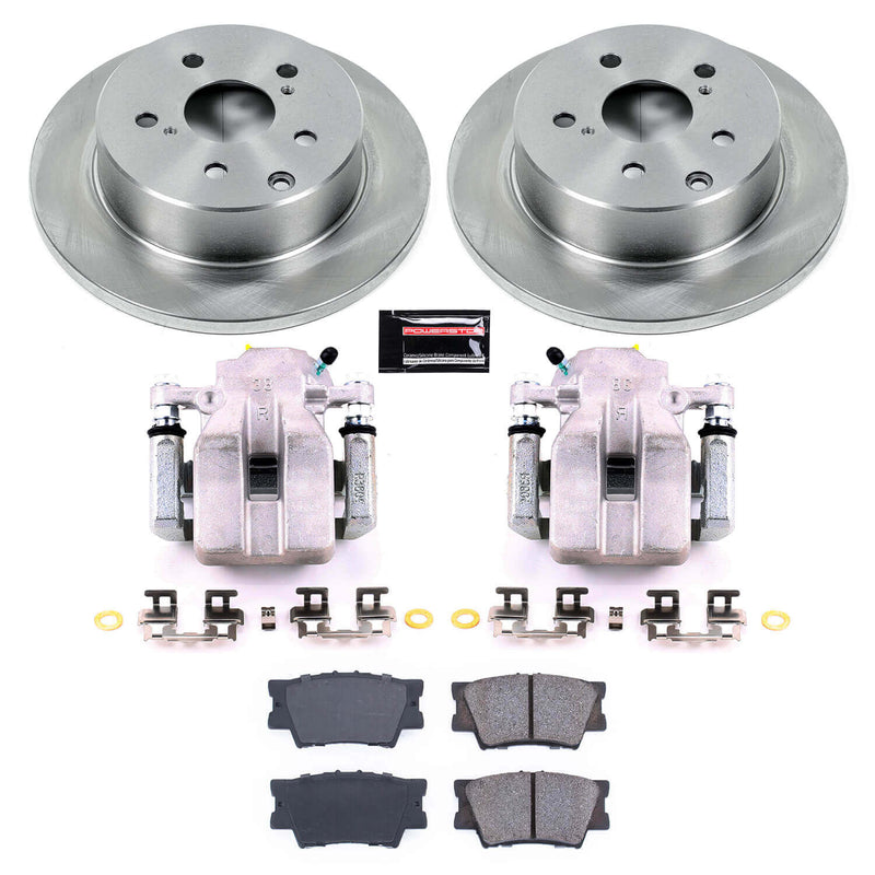 Power Stop KCOE4671A Autospecialty 1-Click OE Replacement Rear Brake Kit With Calipers for 2011-2018 Toyota RAV4 product image