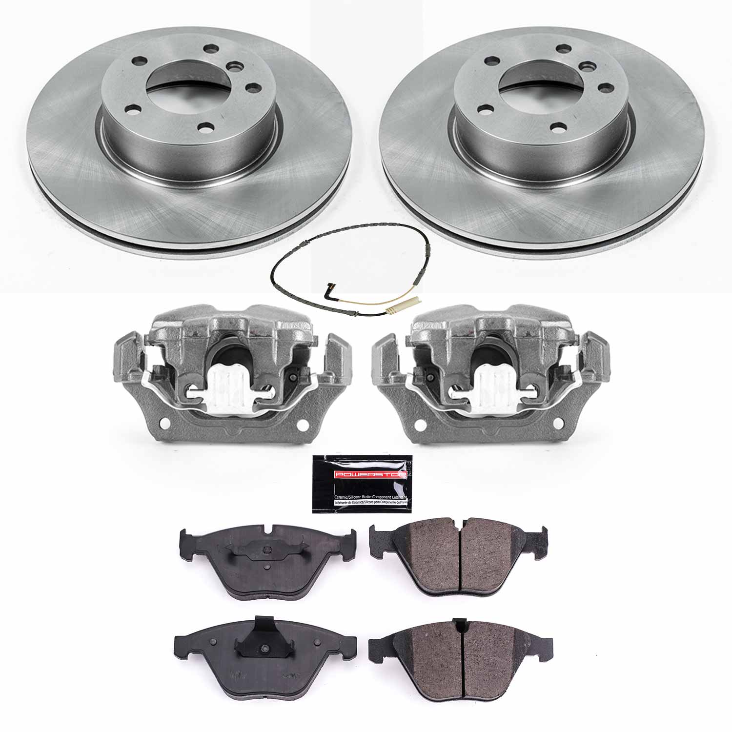 Power Stop KCOE4678 Autospecialty 1-Click Daily Driver Front Brake Kit for 2009 BMW 328I Xdrive Sedan (4 Door) product image