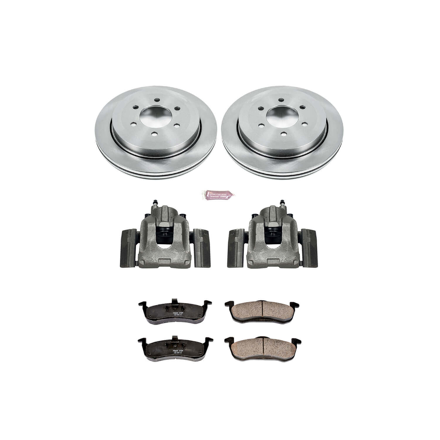 Power Stop KCOE4683 Autospecialty 1-Click Daily Driver Rear Brake Kit for 2007-2017 Ford Expedition product image