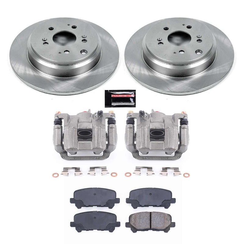 Power Stop KCOE4685A Autospecialty 1-Click OE Replacement Rear Brake Kit With Calipers for 2011-2017 Honda Odyssey product image