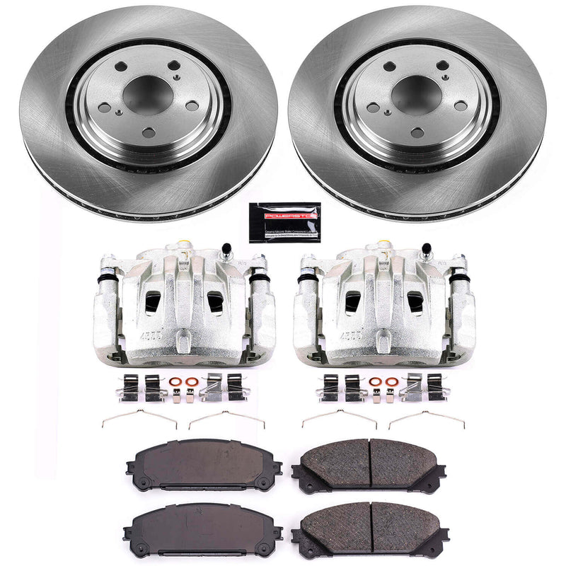 Power Stop KCOE4713 Autospecialty 1-Click OE Replacement Front Brake Kit With Calipers for 2015-2017 Lexus NX200T product image