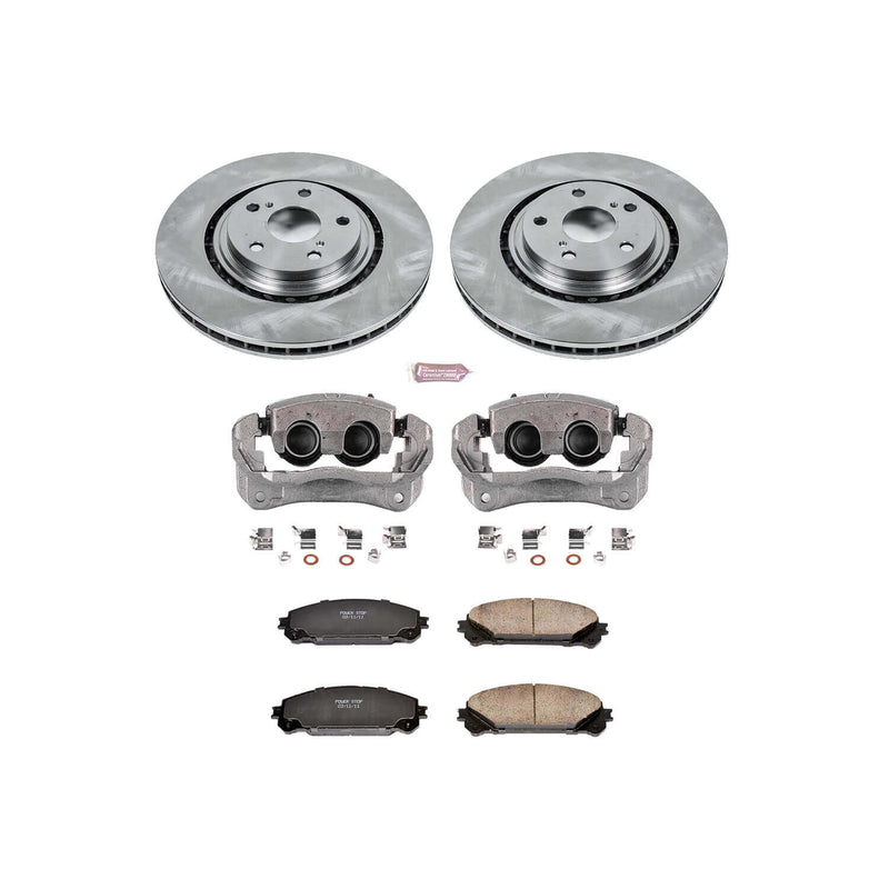 Power Stop KCOE4713A Autospecialty 1-Click Daily Driver Front Brake Kit for 2010-2015 Lexus RX350 product image