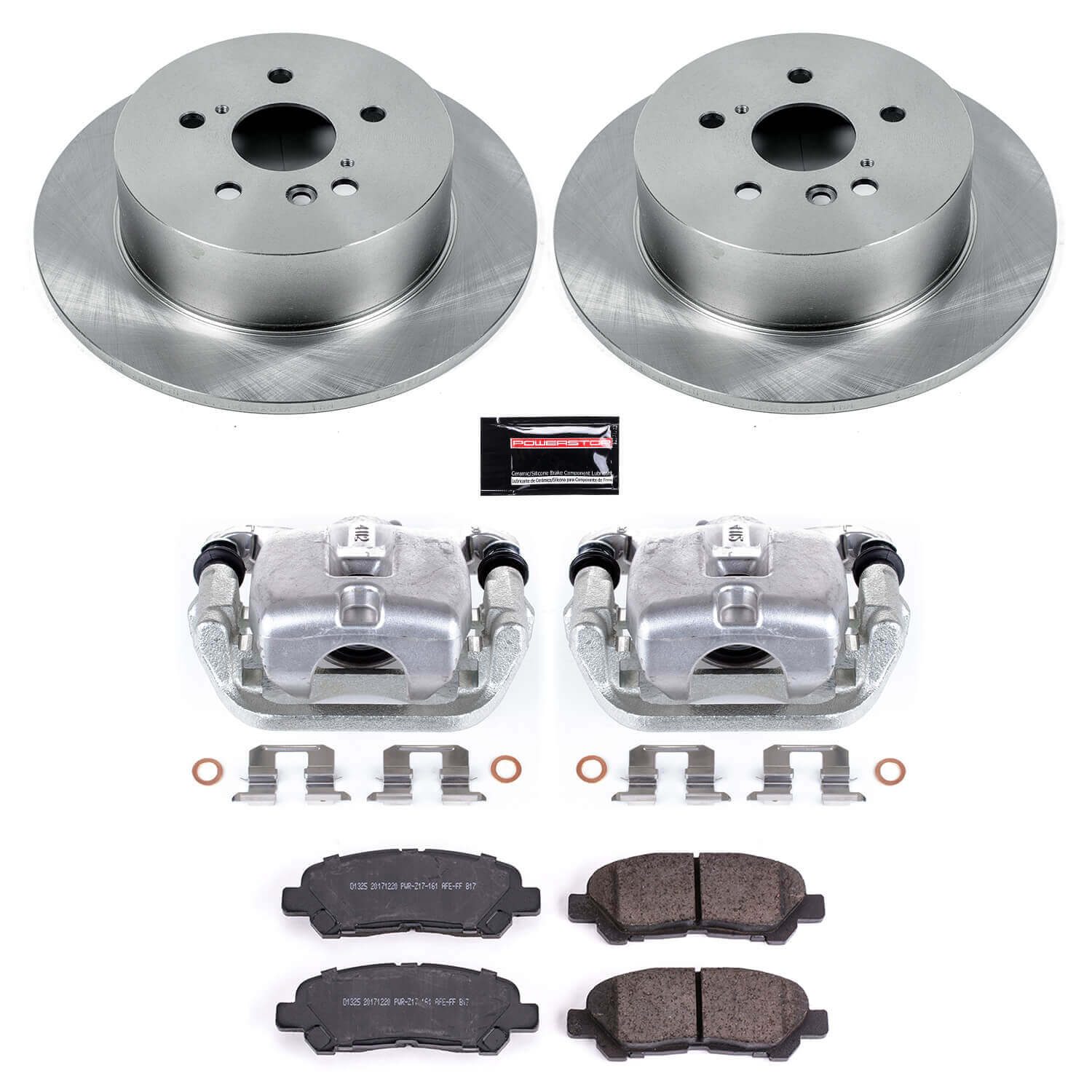 Power Stop KCOE4714 Autospecialty 1-Click OE Replacement Pad And Rotor Kit With Calipers for 2008-2013 Toyota Highlander product image