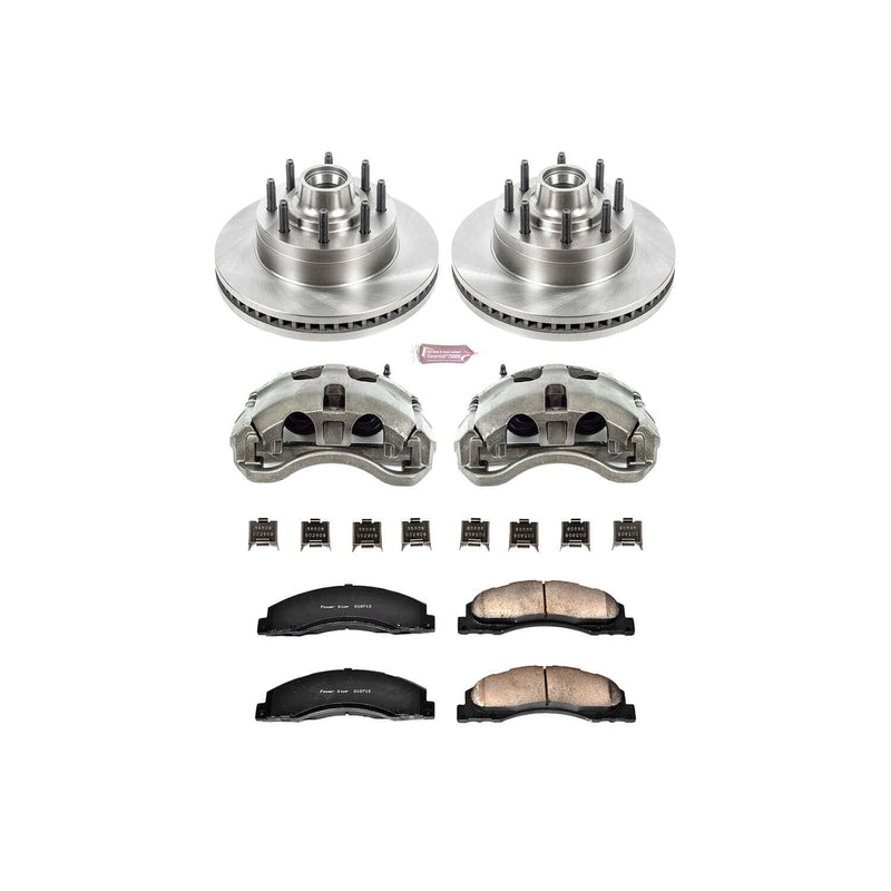 Power Stop KCOE4716 Autospecialty 1-Click Daily Driver Front Brake Kit for 2008-2014 Ford E-150 product image