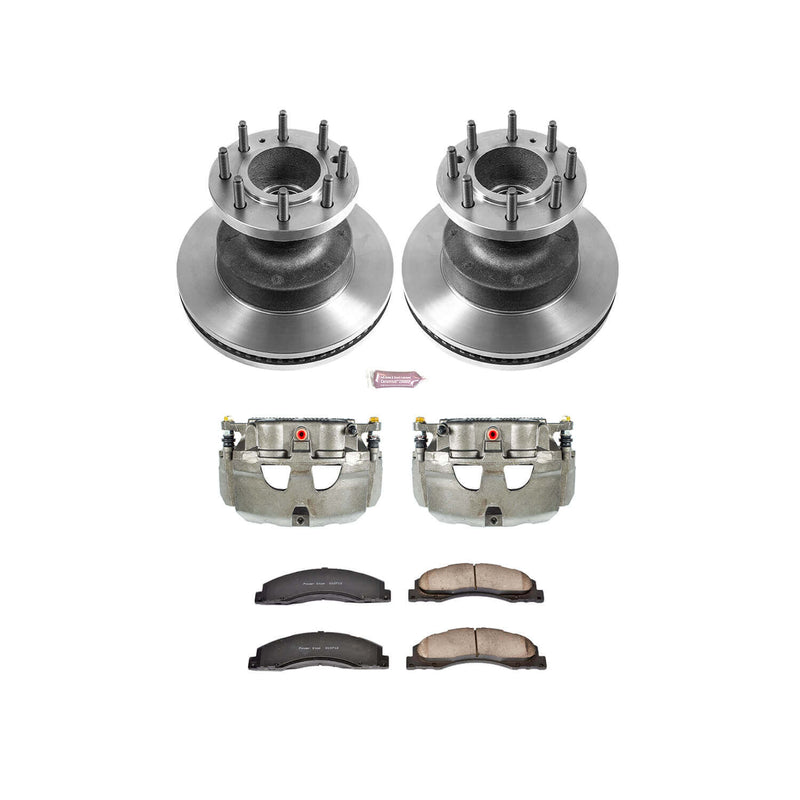 Power Stop KCOE4717 Autospecialty 1-Click Daily Driver Front Brake Kit for 2008-2019 Ford E-350 Super Duty product image