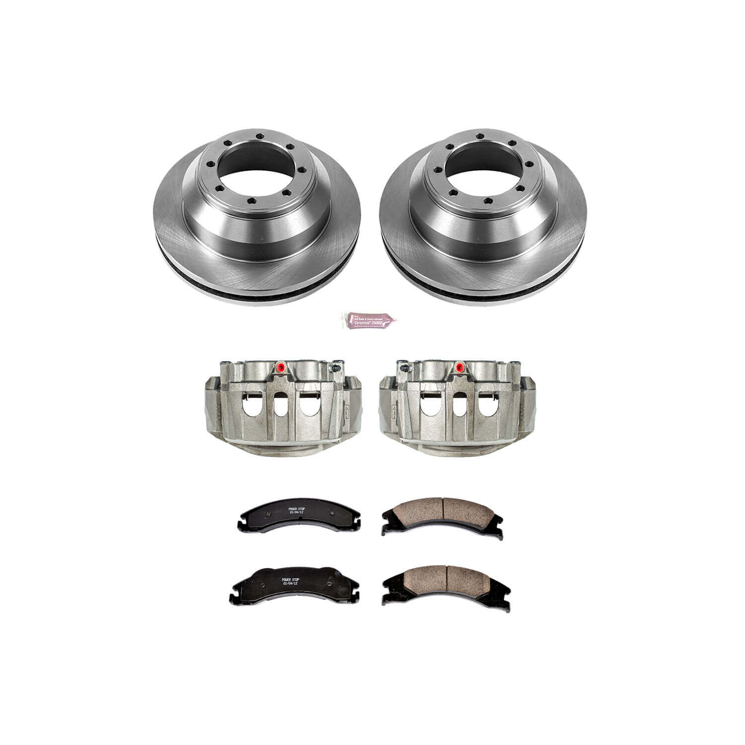 Power Stop KCOE4719 Autospecialty 1-Click Daily Driver Rear Brake Kit for 2008-2019 Ford E-350 Super Duty product image