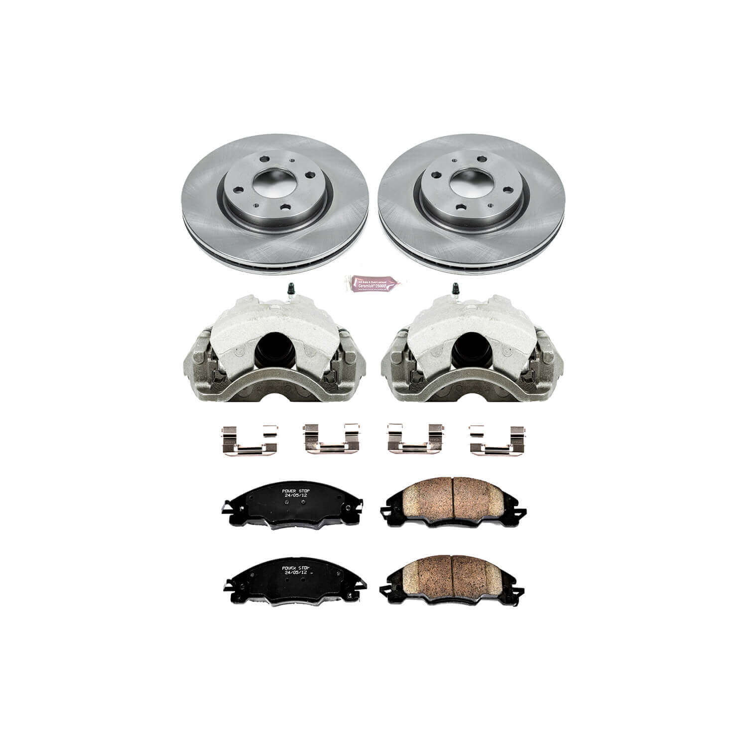 Power Stop KCOE4726 Autospecialty 1-Click Daily Driver Front Brake Kit for 2008-2011 Ford Focus product image