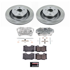 Power Stop KCOE4732A Rear Autospecialty 1-Click OE Replacement Pad And Rotor Kit With Calipers for 2009 Nissan 350Z product image
