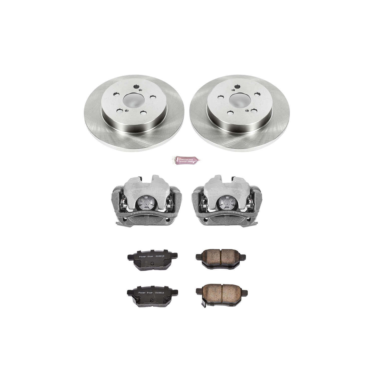 Power Stop KCOE4736 Autospecialty 1-Click Daily Driver Rear Brake Kit for 2009-2010 Pontiac Vibe Base product image