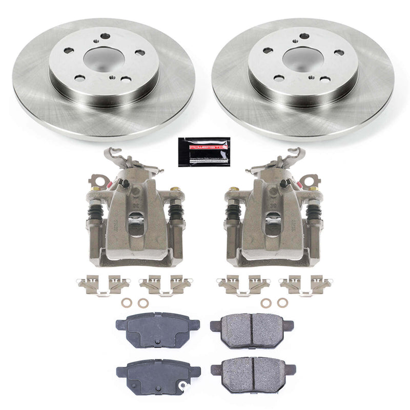 Power Stop KCOE4737 Autospecialty 1-Click OE Replacement Pad And Rotor Kit With Calipers for 2009-2010 Pontiac Vibe Base product image