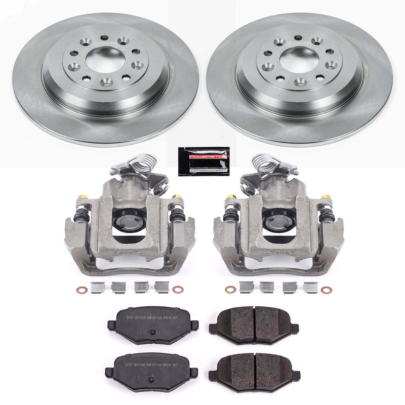 Power Stop KCOE4744A Autospecialty 1-Click OE Replacement Rear Brake Kit With Calipers for 2009 Ford Flex product image