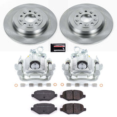 Power Stop KCOE4744C Autospecialty 1-Click OE Replacement Pad And Rotor Kit With Calipers for 2011-2012 Ford Edge product image