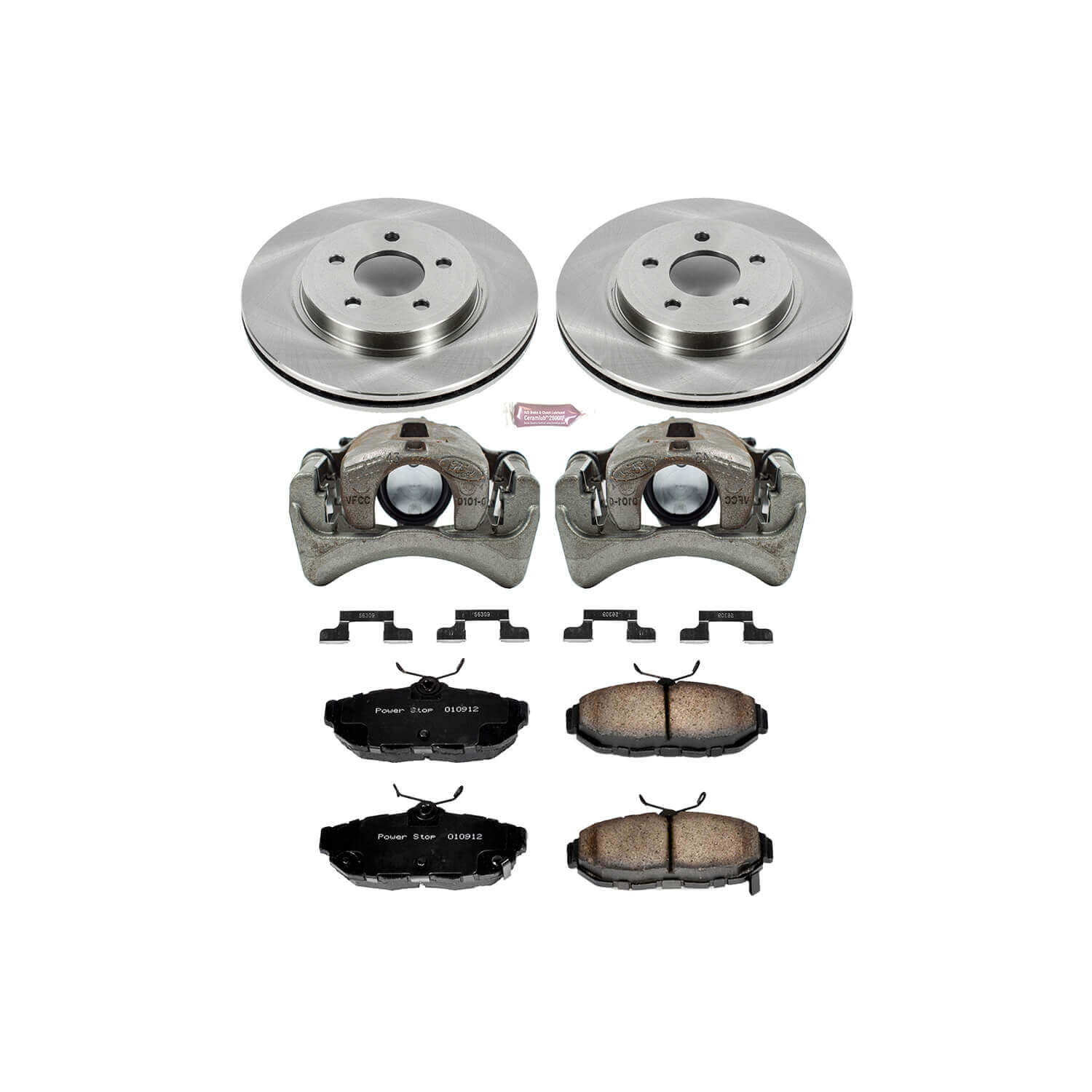 Power Stop KCOE4749 Autospecialty 1-Click Daily Driver Rear Brake Kit for 2011 Ford Mustang Base, GT product image