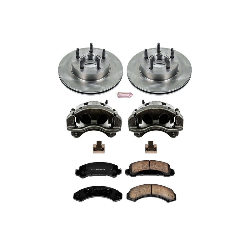 Power Stop KCOE4786 Autospecialty 1-Click Daily Driver Front Brake Kit for 1990 Ford Bronco Ii 4 Wheel Drive product image