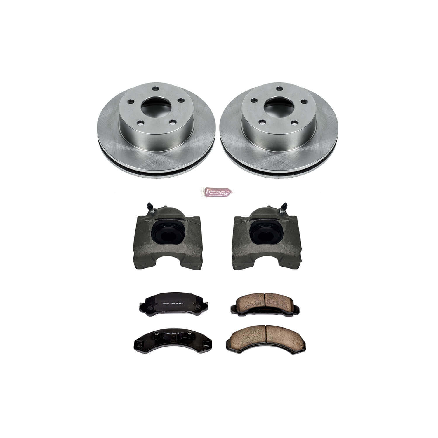 Power Stop KCOE4787 Autospecialty 1-Click Daily Driver Front Brake Kit for 1990-1997 Ford Aerostar All Wheel Drive product image