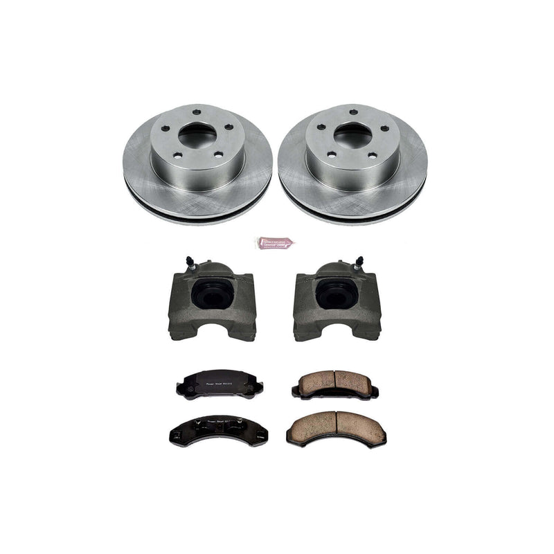 Power Stop KCOE4787 Autospecialty 1-Click Daily Driver Front Brake Kit for 1990-1997 Ford Aerostar All Wheel Drive product image