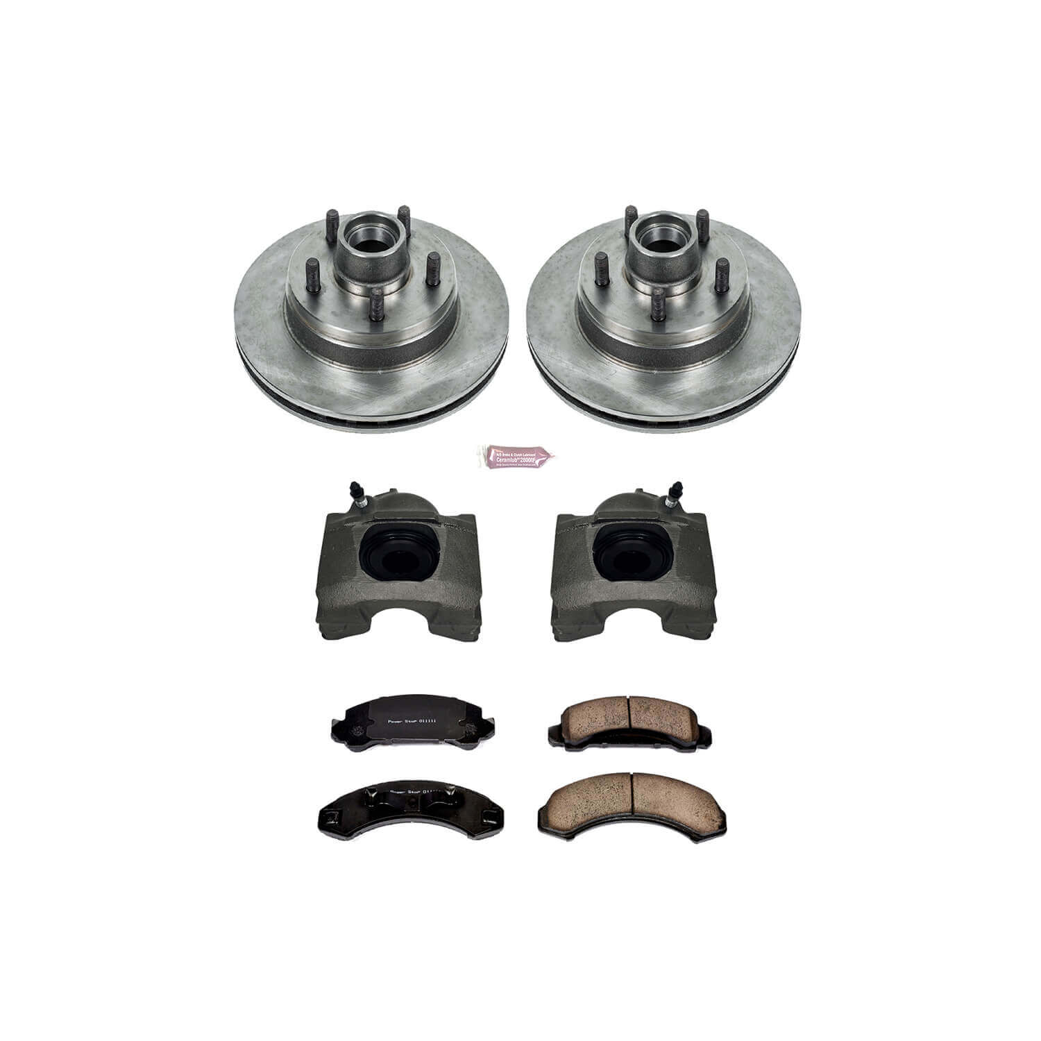 Power Stop KCOE4791 Autospecialty 1-Click Daily Driver Front Brake Kit for 1991-1992 Ford Explorer Rear Wheel Drive 2-WHEEL ABS product image