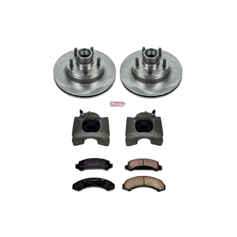 Power Stop KCOE4791 Autospecialty 1-Click Daily Driver Front Brake Kit for 1991-1992 Ford Explorer Rear Wheel Drive 2-WHEEL ABS product image