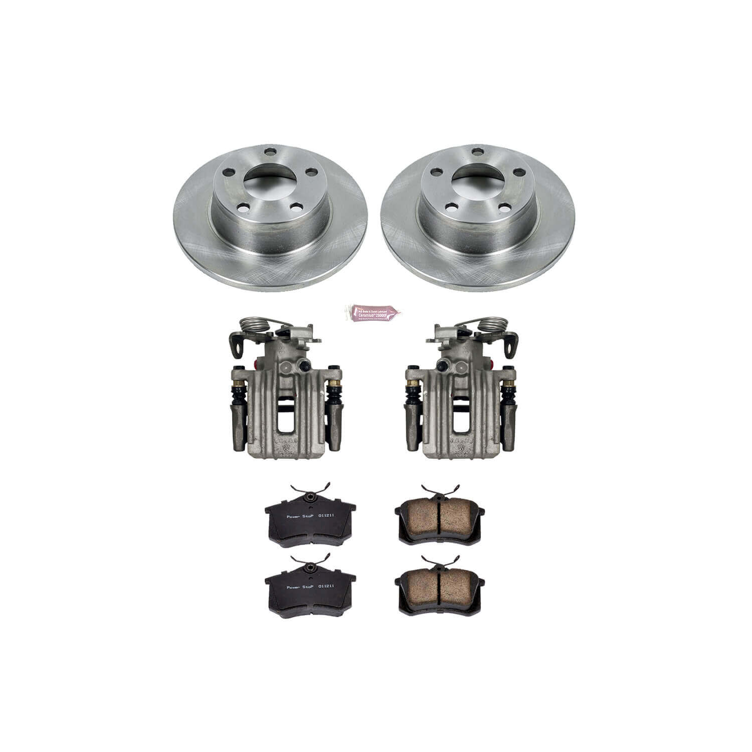 Power Stop KCOE4845 Autospecialty 1-Click Daily Driver Rear Brake Kit for 1999-2001 Audi A6 Quattro Avant product image