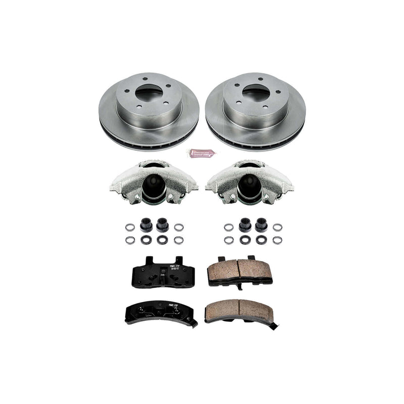 Power Stop KCOE4873 Autospecialty 1-Click Daily Driver Front Brake Kit for 1990-2002 Chevrolet Astro All Wheel Drive product image