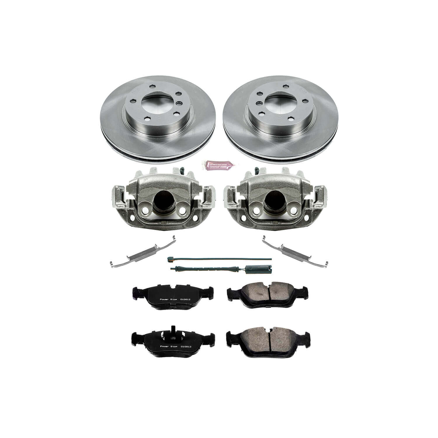 Power Stop KCOE496 Autospecialty 1-Click Daily Driver Front Brake Kit for 1992-1998 BMW 318I product image