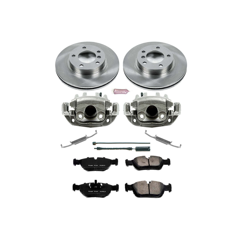 Power Stop KCOE496 Autospecialty 1-Click Daily Driver Front Brake Kit for 1992-1998 BMW 318I product image