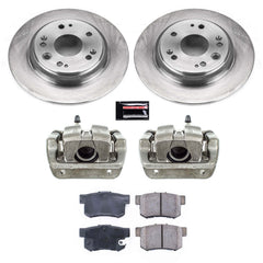 Power Stop KCOE4989 Autospecialty 1-Click OE Replacement Pad And Rotor Kit With Calipers for 2002-2004 Acura RL product image