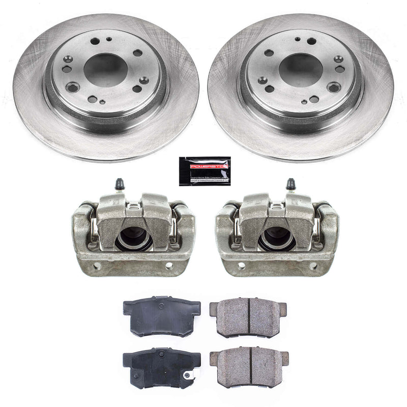 Power Stop KCOE4989 Autospecialty 1-Click OE Replacement Pad And Rotor Kit With Calipers for 2002-2004 Acura RL product image