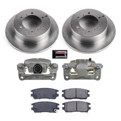 Power Stop KCOE5022 Rear Autospecialty 1-Click OE Replacement Pad And Rotor Kit With Calipers for 1991-2000 Mitsubishi Montero product image